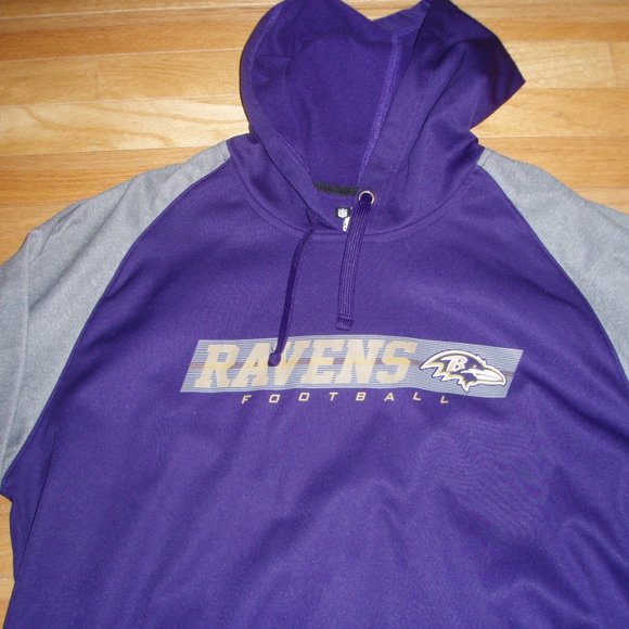 Ravens NFL TA TX3 Warm Purple Hoodie Sweatshirt - Picture 2 of 6